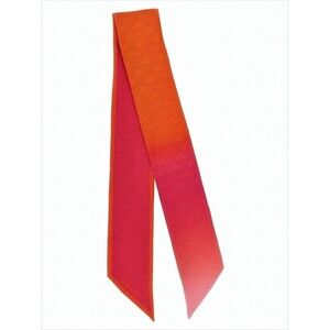 PRADA Gradient Silk Scarf With Diamond Pattern